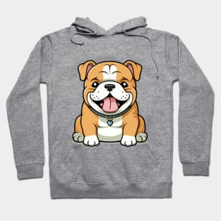 Cartoon Cute Kawaii Bulldog Hoodie